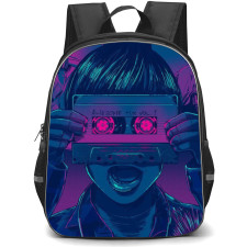 Pop Art Pattern Backpack StudentPack - Mixtape in the Eyes of a Boy