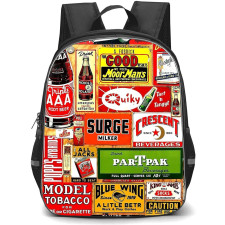 Pop Art Pattern Backpack StudentPack - Model Tobacco and Beverages
