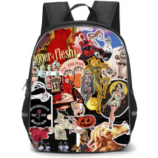 Pop Art Pattern Backpack StudentPack - Sexy Women Handing Red Lipstick