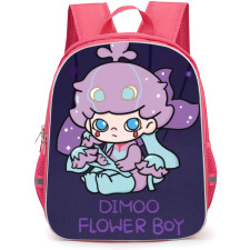 Pop Mart Dimoo Backpack StudentPack - Dimoo Flower Boy Portrait