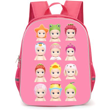 Sonny Angel Backpack StudentPack - Sonny Angels Avatar Collage Pink Background