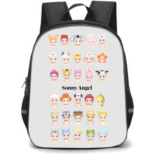 Sonny Angel Backpack StudentPack - Sonny Angels Avatar Collage Grey Background
