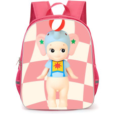 Sonny Angel Backpack StudentPack - Sonny Angels Elephant Portrait Checkered Background