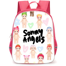 Sonny Angel Backpack StudentPack - Sonny Angels Pattern Art Background Collage