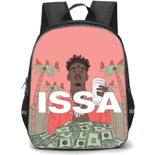 21 Savage Backpack StudentPack - 21 Savage ISSA Pink Background Poster