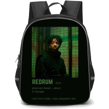 21 Savage Backpack StudentPack - 21 Savage Redrum 2024 American Dream Album Cover