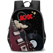 ACDC Backpack StudentPack - ACDC Rock Band Guitar Art Poster