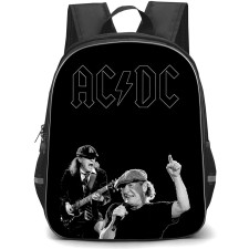 ACDC Backpack StudentPack - ACDC Rock Legends Grayscale Concert Poster