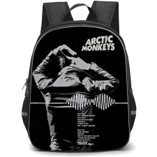 Arctic Monkeys Backpack StudentPack - Arctic Monkeys Do I Wanna Know On Lyrics With Grayscale Illustration Art