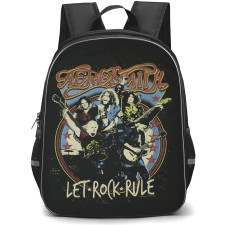 Aerosmith Backpack StudentPack - Aerosmith Let Rock Rule Tour Poster
