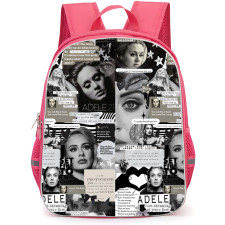 Adele Backpack StudentPack - Adele Grayscale Collage Poster