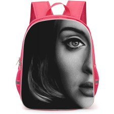 Adele Backpack StudentPack - Adele Half Face Grayscale Poster
