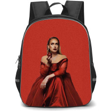 Adele Backpack StudentPack - Adele Wearing Red Costume For Oh My God Video On Red Background