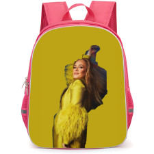 Adele Backpack StudentPack - Adele Wearing Yellow Costume On Yellow Background