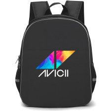 Avicii Backpack StudentPack - Avicii Logo On Black Background