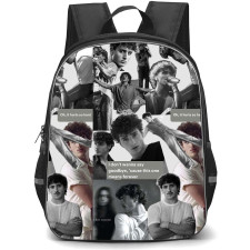 Benson Boone Backpack StudentPack - Benson Boone I Dont Wanna Say Goodbye Grayscale Poster