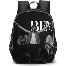Benson Boone Backpack StudentPack - Benson Boone Perform On Stage Grayscale Poster