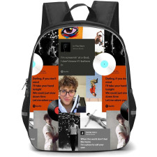 Benson Boone Backpack StudentPack - Benson Boone I Am Screamin At A God Collage Poster