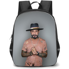 Backstreet Boys AJ McLean Backpack StudentPack - AJ McLean Portrait On Gray Background