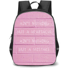Backstreet Boys Backpack StudentPack - Backstreet Boys Lyrics Aint Nothing On Pink Wall Background