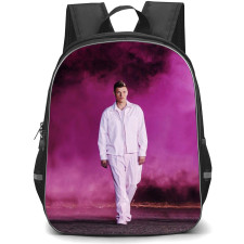 Backstreet Boys Nick Carter Backpack StudentPack - Nick Carter Wears White Outfit On Purple Smoke