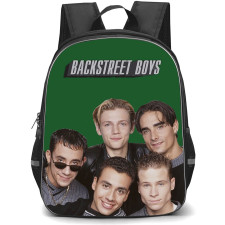 Backstreet Boys Backpack StudentPack - Backstreet Boys Portrait On Green Background
