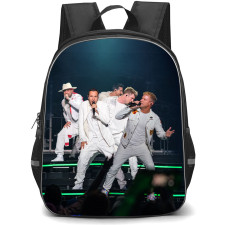 Backstreet Boys Backpack StudentPack - Backstreet Boys Wears White Outfit In A Concert Poster