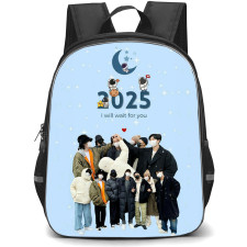 BTS Backpack StudentPack - BTS 2025 I Will Wait For You Poster