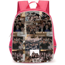 BTS Backpack StudentPack - BTS Army Love Yourself Bangtan Collage Poster