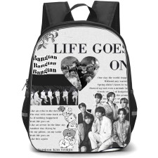BTS Backpack StudentPack - BTS Carolyns Shuffle Grayscale Poster