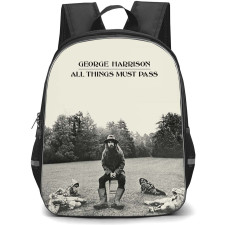 The Beatles George Harrison Backpack StudentPack - The Beatles George Harrison All Things Must Pass Alumb Poster