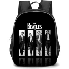 The Beatles Backpack StudentPack - The Beatles Iconic Group Grayscale Picture