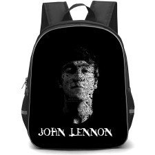 The Beatles John Lennon Backpack StudentPack - The Beatles John Lennon Typography Art Poster