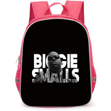 Biggie Smalls Backpack StudentPack - Biggie Smalls Grayscale Word Art On Black Background