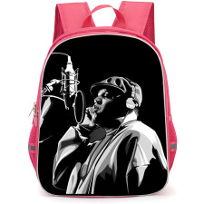 Biggie Smalls Backpack StudentPack - Biggie Smalls The Notorious Big Grayscale Illustration Art