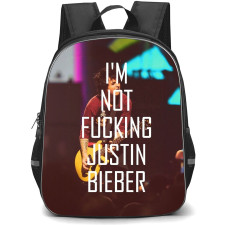 Billie Joe Armstrong Backpack StudentPack - Billie Joe Armstrong I Am Not F**king Justin Bieber Poster