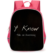 Billie Joe Armstrong Backpack StudentPack - Billie Joe Armstrong Y Know Black Poster