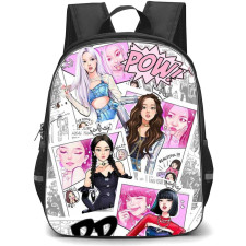 Blackpink Backpack StudentPack - Blackpink Cartoon Polaroid