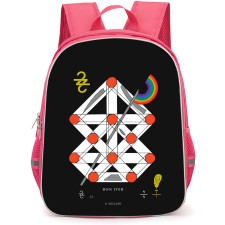 Bon Iver Backpack StudentPack - Bon Iver 22 A Millon Illustration Art