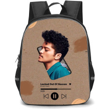 Bruno Mars Backpack StudentPack - Bruno Mars Lock Out of Heaven Interface Poster
