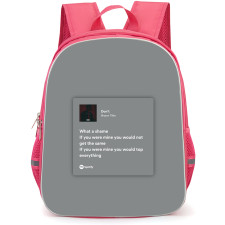 Bryson Tiller Backpack StudentPack - Bryson Tiller Dont Song Lyrics On Gray Background