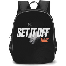 Bryson Tiller Backpack StudentPack - Bryson Tiller Set It Off Tour Poster