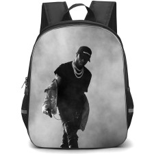 Bryson Tiller Backpack StudentPack - Bryson Tiller Standing Grayscale Poster