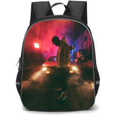 Bryson Tiller Backpack StudentPack - Bryson Tiller Standing In Infront Of A Car Poster