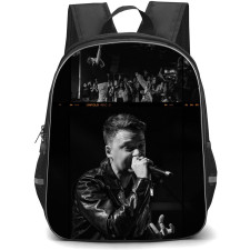 Conor Maynard Backpack StudentPack - Conor Maynard Singing Grayscale Poster