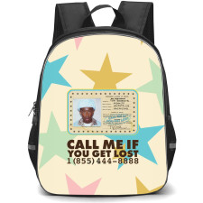 Tyler The Creator Backpack StudentPack - Tyler The Creator Call Me If You Get Lost Poster
