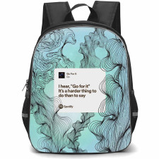 Djo Backpack StudentPack - Djo Go For It Spotify Playlist Poster