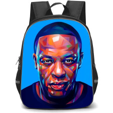 Dr Dre Backpack StudentPack - Dr Dre Wpap Art On Blue Background