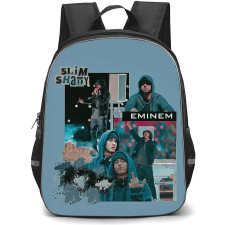 Eminem Backpack StudentPack - Eminem Slim Shady Poster Art