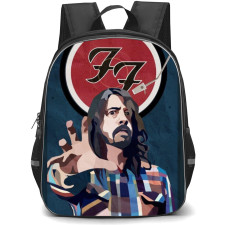 Foo Fighter Dave Backpack StudentPack - Dave Portrait Vector Art